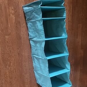 Teak Accordian Organizer